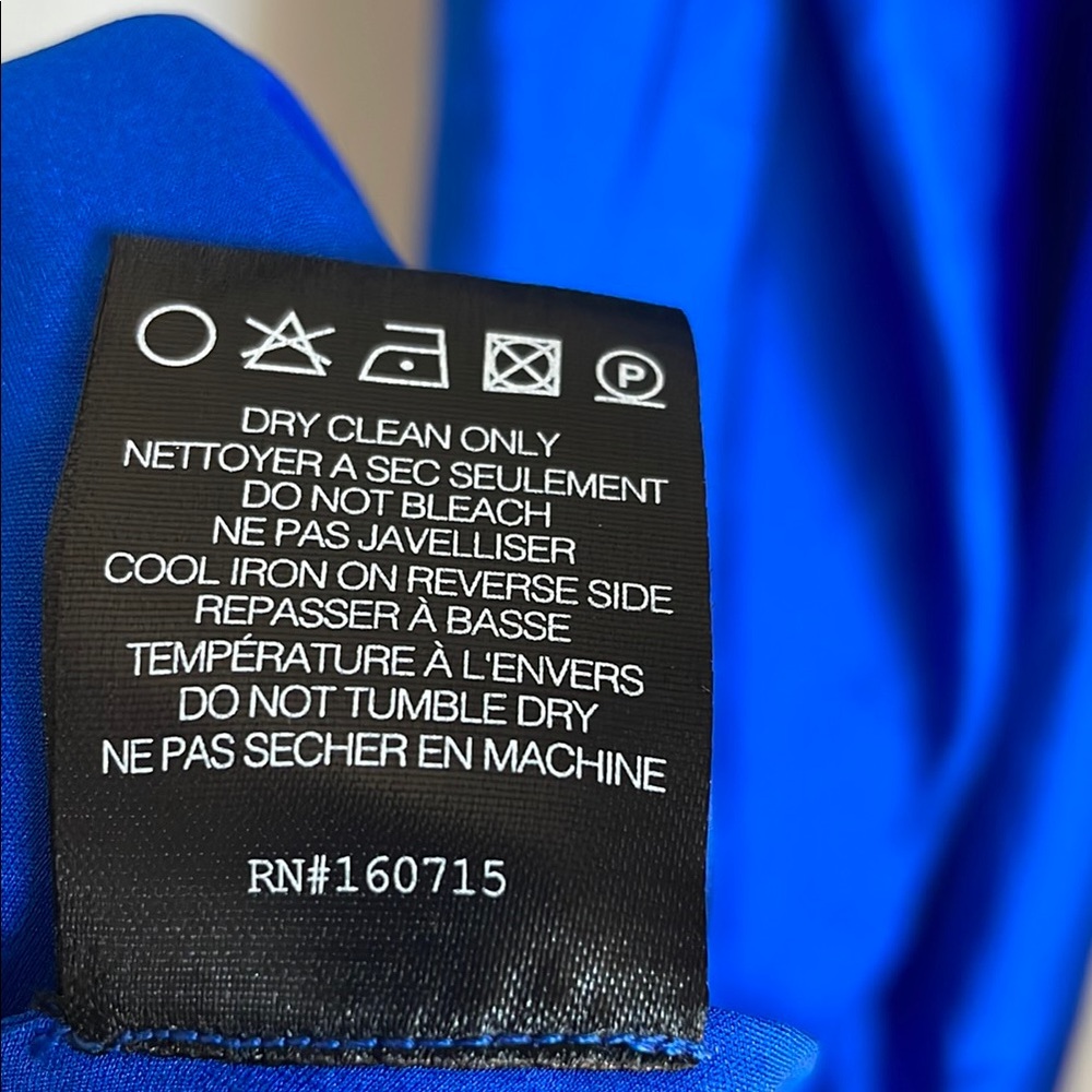 Revolve | SER.O.YA Rowan Silk Maxi Dress in Royal Blue - Picture 7 of 7
